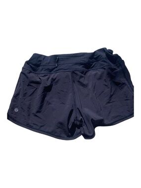 Lemon Women's Black Athletic Running Shorts